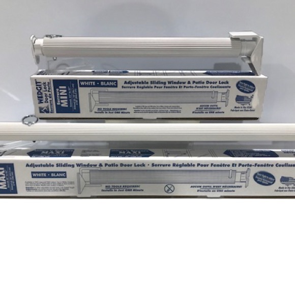 LARGE Sliding Glass Door Lock for Patio Door, Sliding Window lock, Security bar - Picture 10 of 11